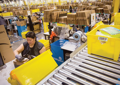 The Busiest Employees of Amazon Warehouse
