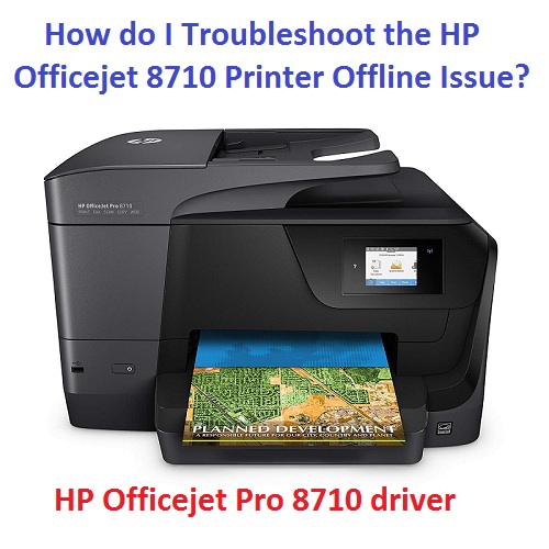 How do I Troubleshoot the HP Officejet 8710 Printer Offline Issue