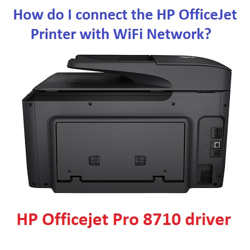 How do I connect the HP OfficeJet Wireless Printer to a Wireless Network