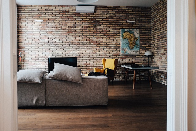 Brick renovation in an apartment