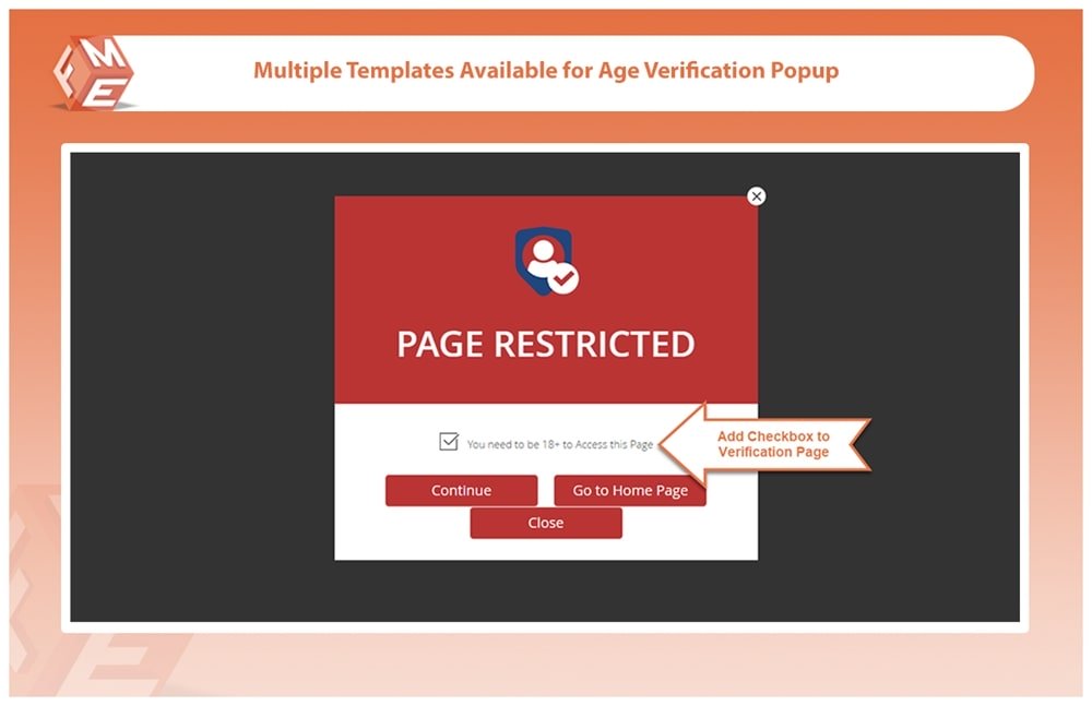 Magento 2 Age Verification Popup