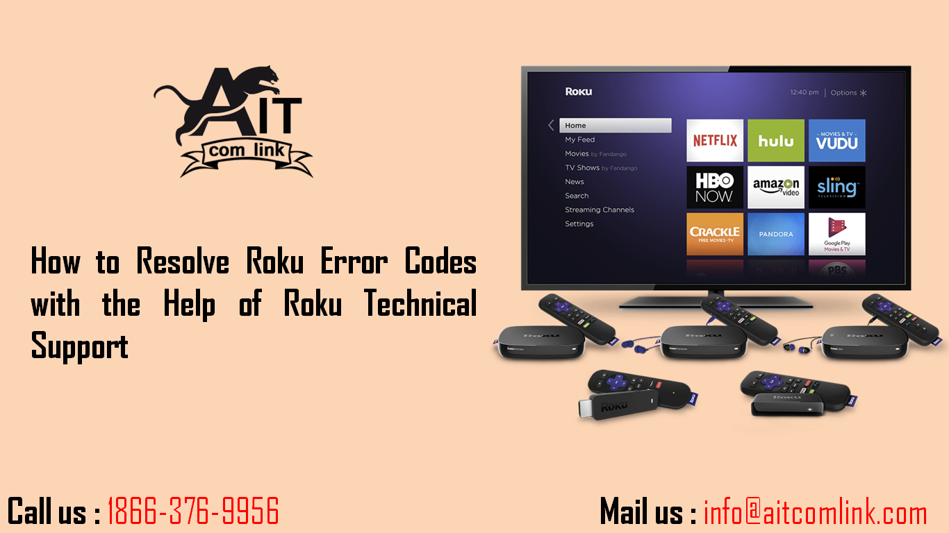 How to resolve Roku error codes with the help of Roku technical support