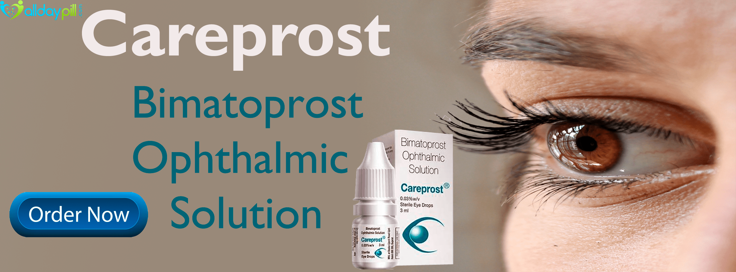 Treat Glaucoma or high eye pressure with Careprost eye drops
