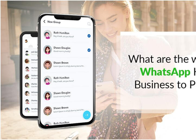 What are the ways does WhatsApp helps a business to progress?
