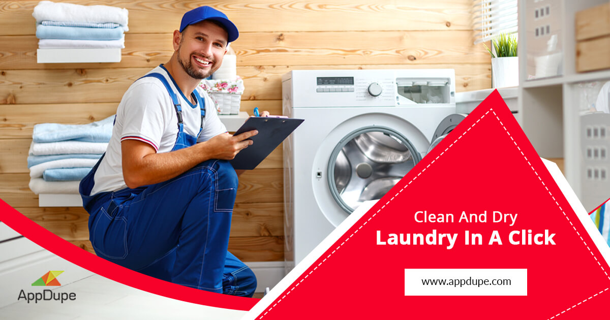 The simple and effective workflow of Uber for laundry services app