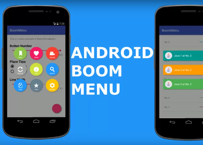 Boom Menu For Android - New Era of Android Menu UI