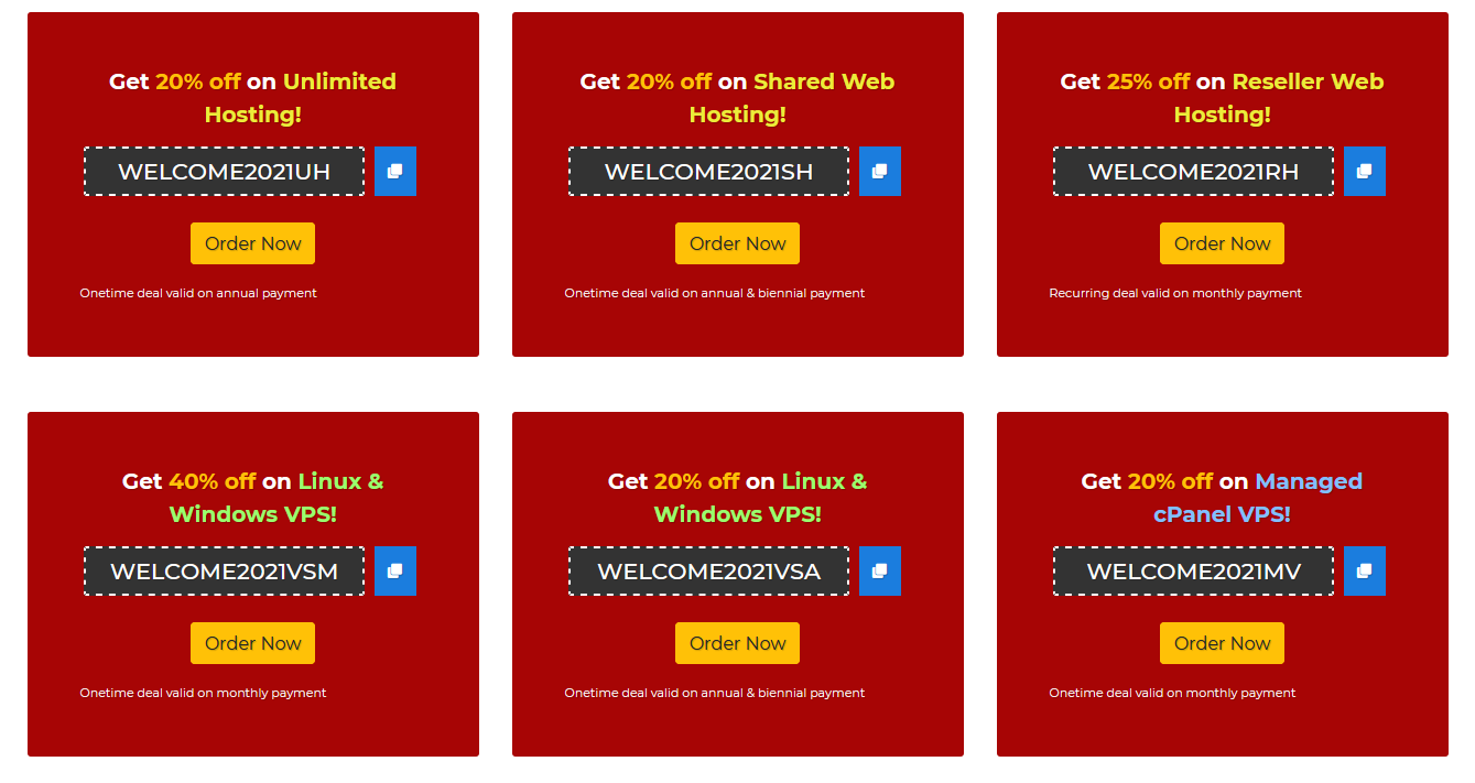 New Year 2020 Web Hosting Deals up to 50% OFF