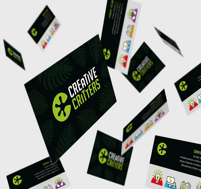 Creative Critters Design Agency Business Cards