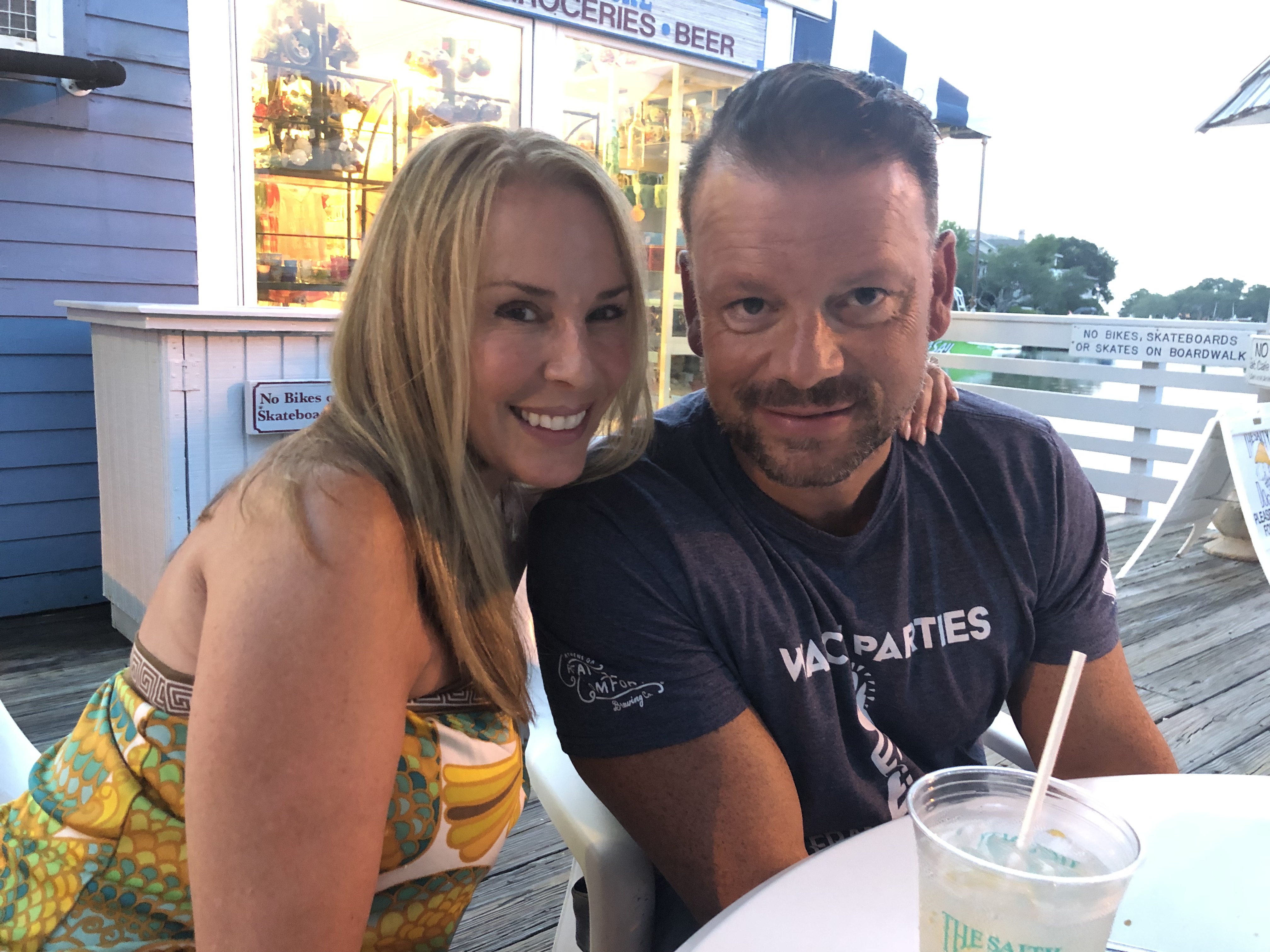 Michael Canzian with his sister Amy