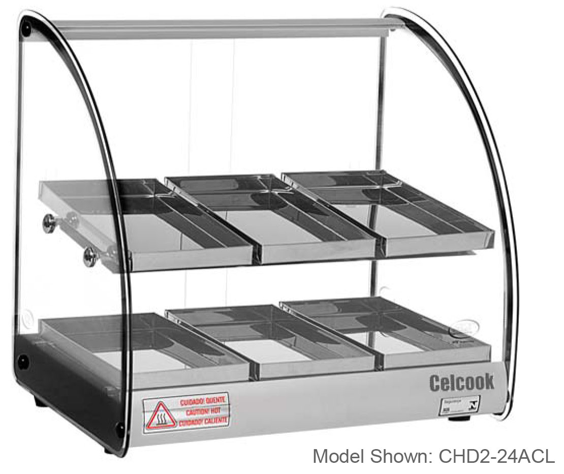 Get Commercial Heated Display Cabinets in Canada by Celcook