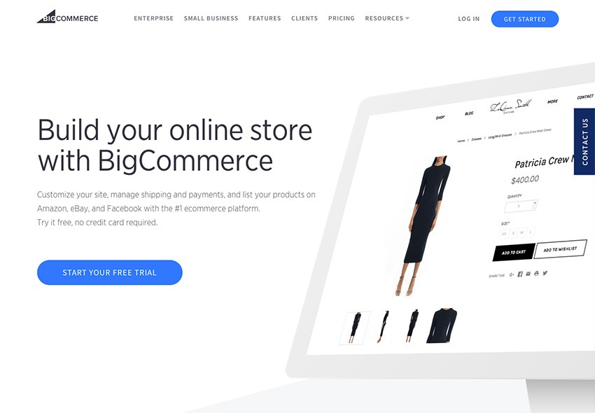 What can I sell through BigCommerce? BigCommerce Themes | Apps | Pricing & Packages | Features