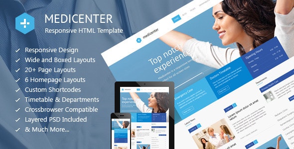 MediCenter WordPress Theme - Health Medical Clinic WordPress Theme