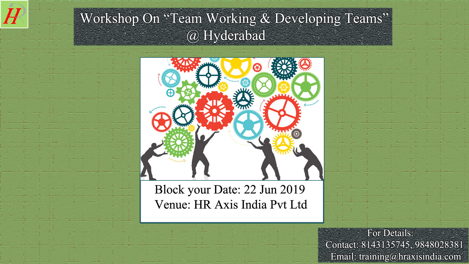 Workshop on Team Working & Developing Teams