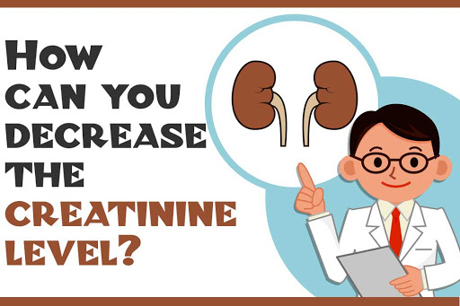 How a high creatinine level can be reduced?