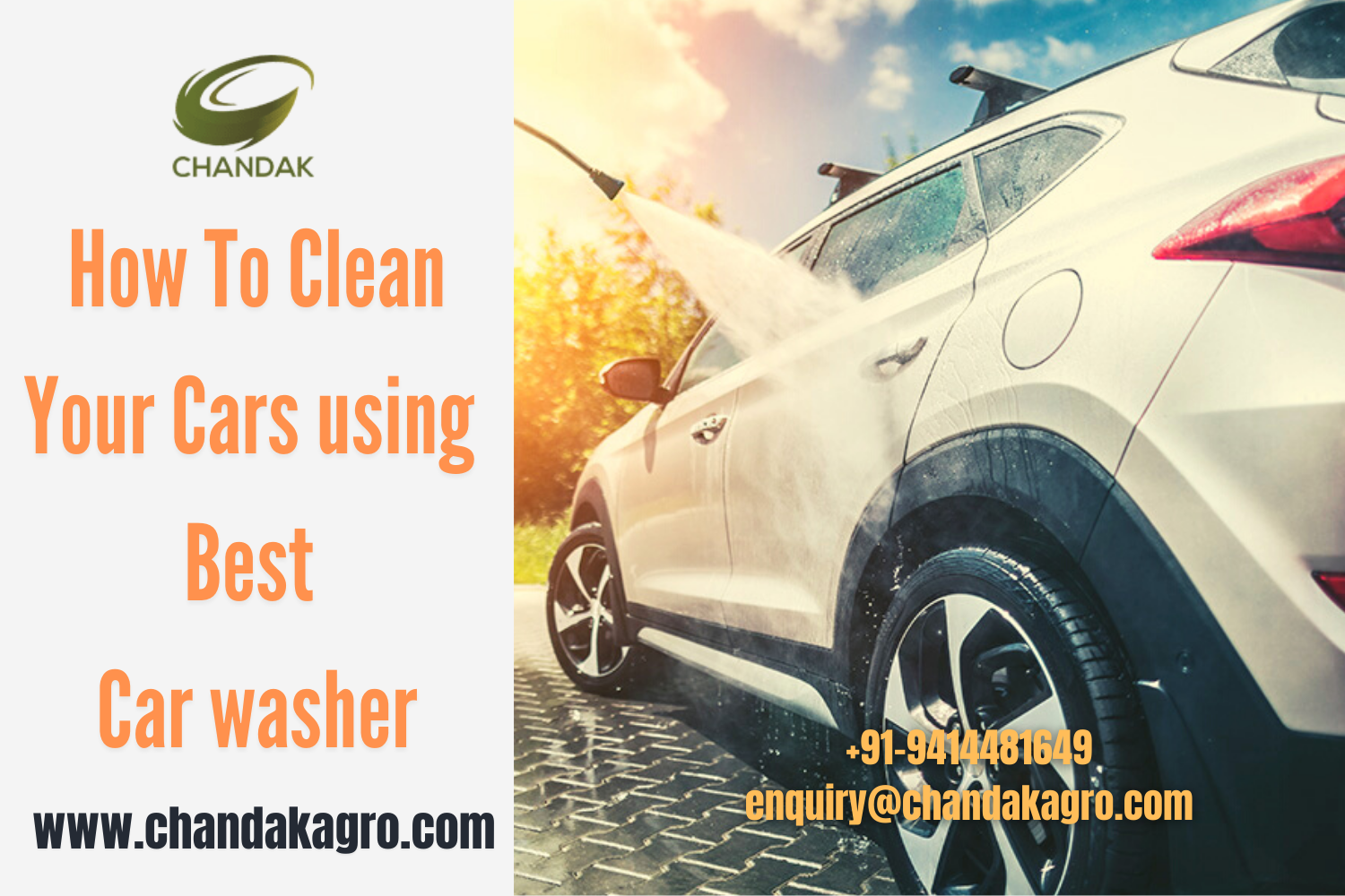 How To Clean Your Cars using Best Car washer