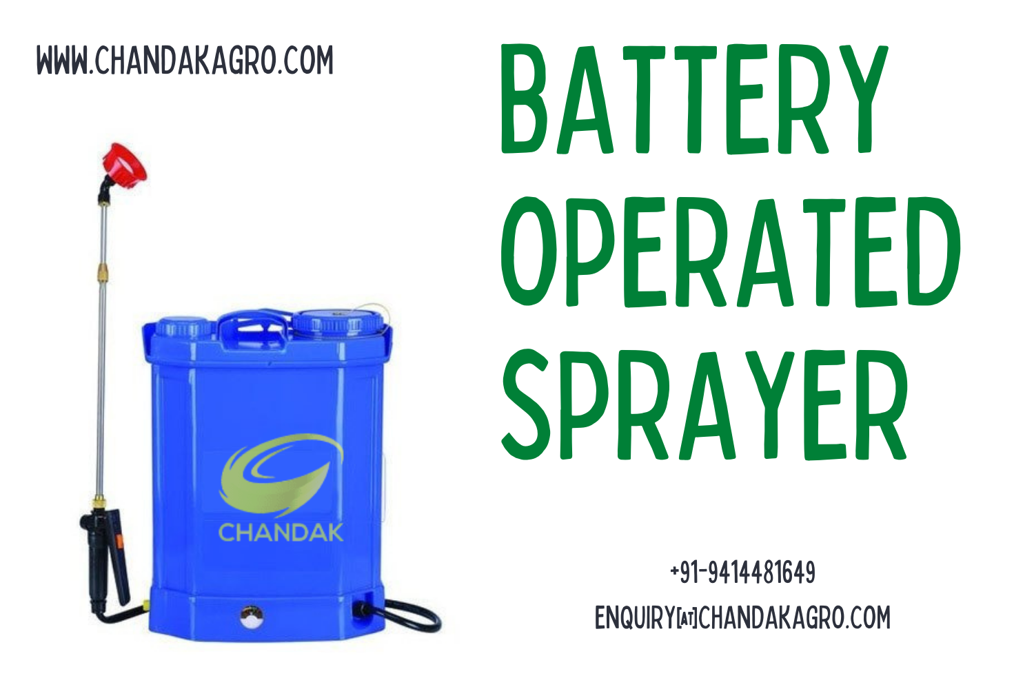 Best Battery operated sprayer manufacturer and supplier in India