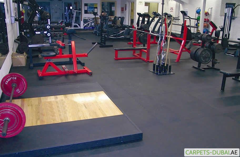 Rubber flooring in dubai