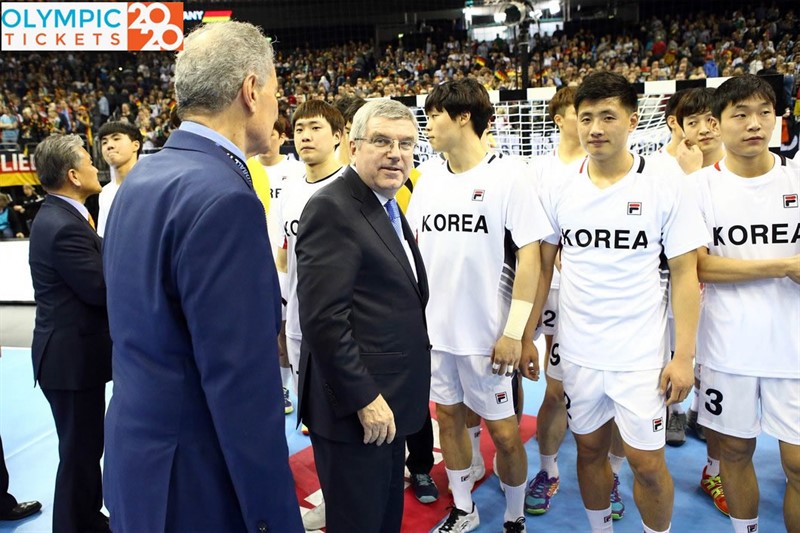 IOC President Congratulates Joint Korean Side AT Handball World Championship 2019
