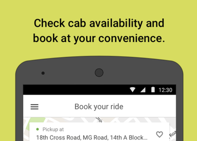 How can I use the Ola Cabs app?