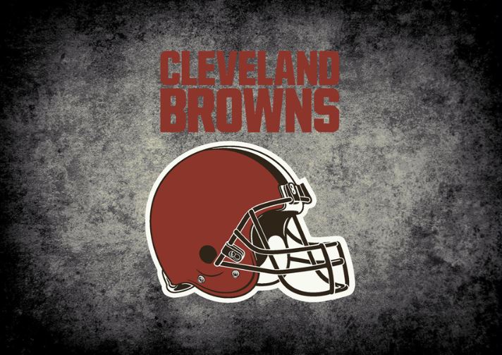 Cleveland Browns 8'x11' Distressed Rug