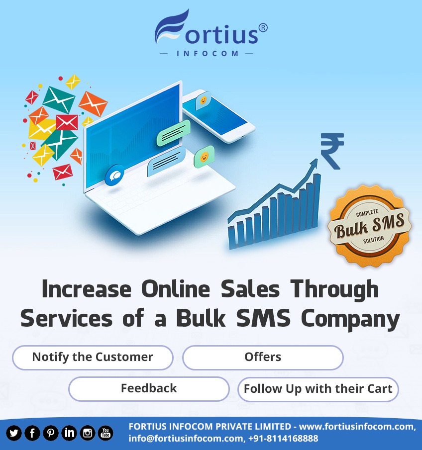 Increase Online Sales Through Services of Bulk SMS Company