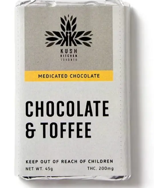 KUSH KITCHEN CHOCOLATE & TOFFEE 200MG THC