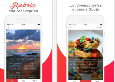 Rubric: Now You have The App For Perfect Image Caption