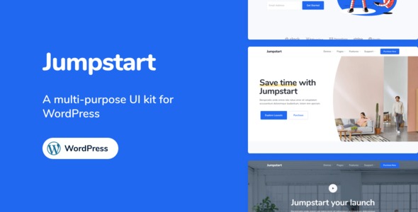Jumpstart - App and Software WordPress Theme.