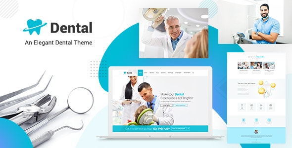 Dental Clinic - Dentist WordPress Theme.