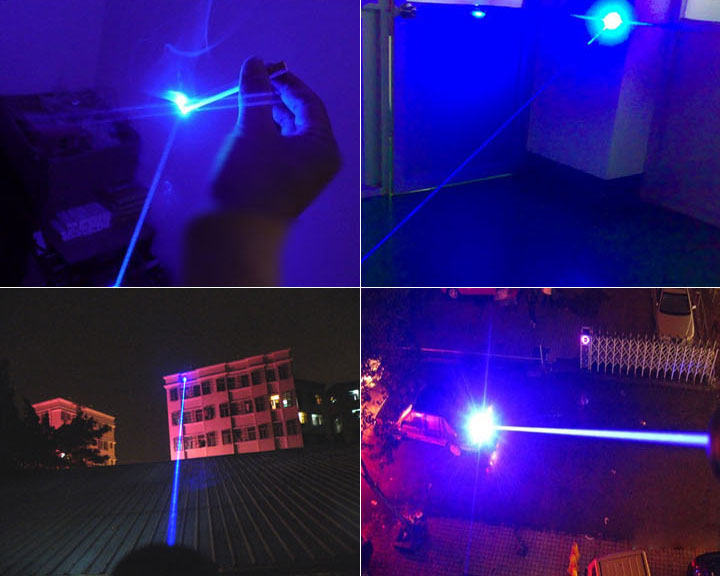 High power laser pointer in the war of real life