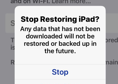 How to Stop an iCloud Restore on iPhone & iPad