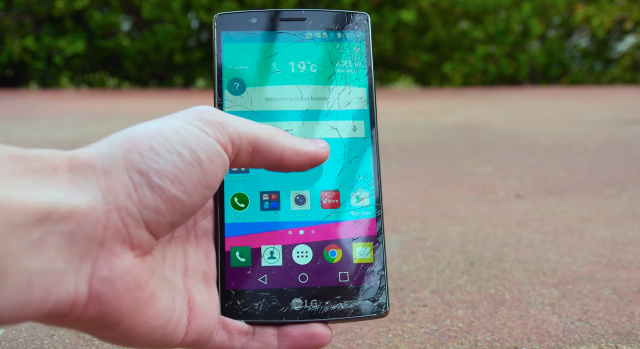 Cracked LG G4 phone screen?