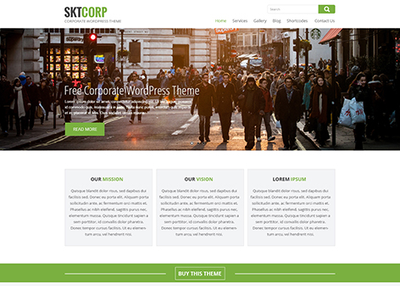 Features of Free WordPress theme for business website