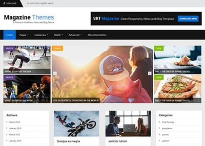 Key Features of Free Magazine WordPress theme