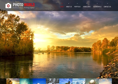 Features of Free Gallery WordPress theme