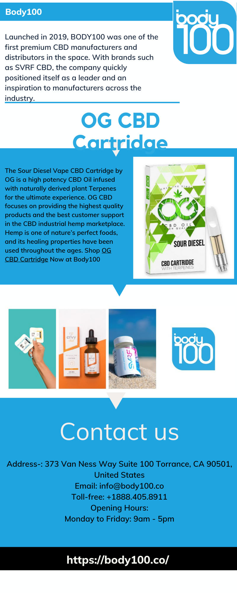 OG CBD Cartridge - Body100