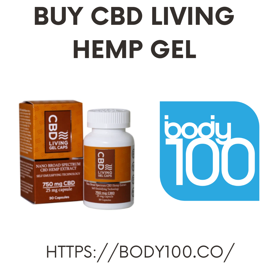 Buy CBD Living Hemp Gel Online in USA - Body100