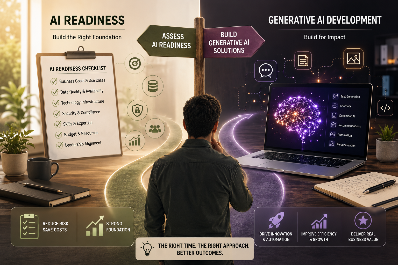 AI Readiness vs Generative AI Development: When to Assess and When to Build