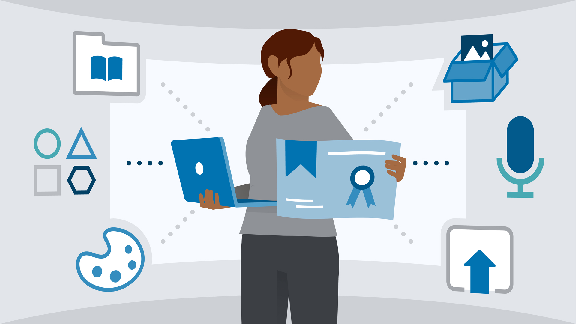 Infinite courses & learning materials for global learners via an app like Udemy