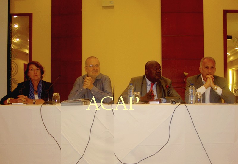 Laurent Foucher - Journalists take part in the first session of the ACAP