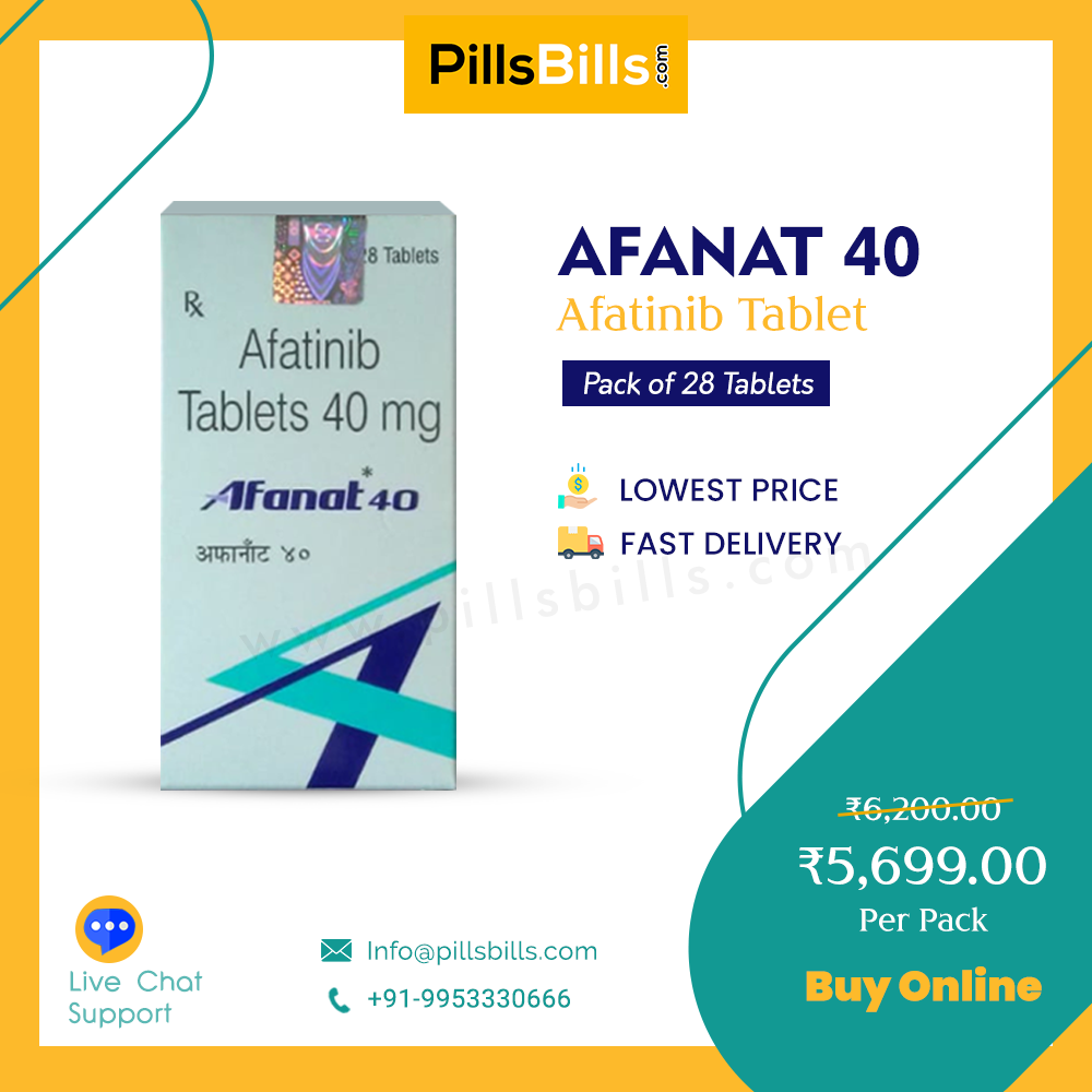 Afanat 40mg Tablet : Lung Cancer Medicine
