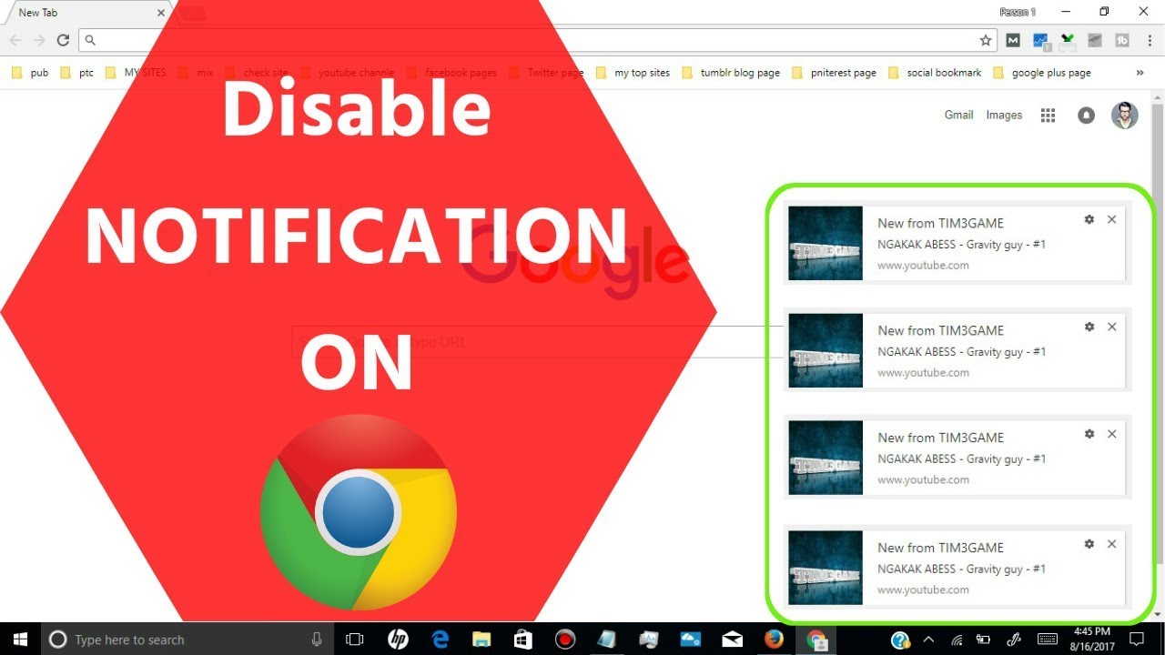 How to Turn Off Google Chrome Notifications?