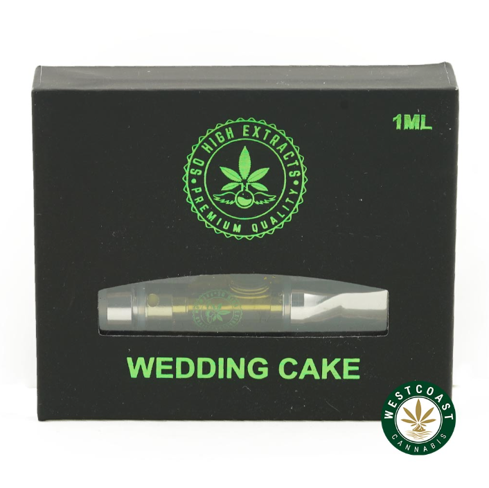 High Extracts Premium Vape 1ML THC - Wedding Cake