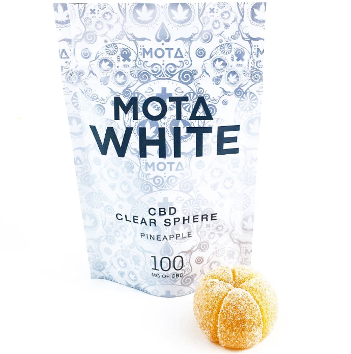MOTA White CBD Clear Sphere