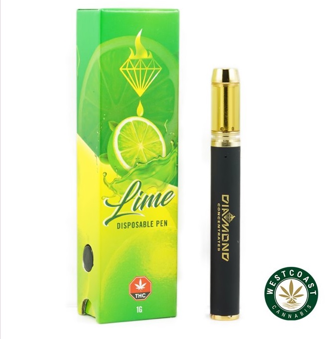 Diamond Concentrates Lime Disposable Pen