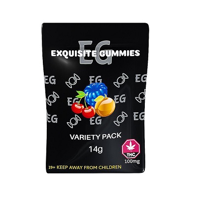 Exquisite Gummies – Variety 100mg THC