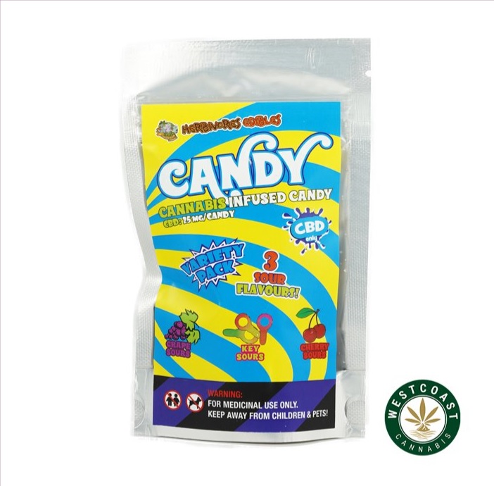 Herbivore Edibles – Sours Candy Variety Pack (CBD)