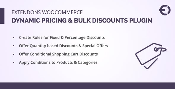 WooCommerce Dynamic Pricing Extension by Extendons