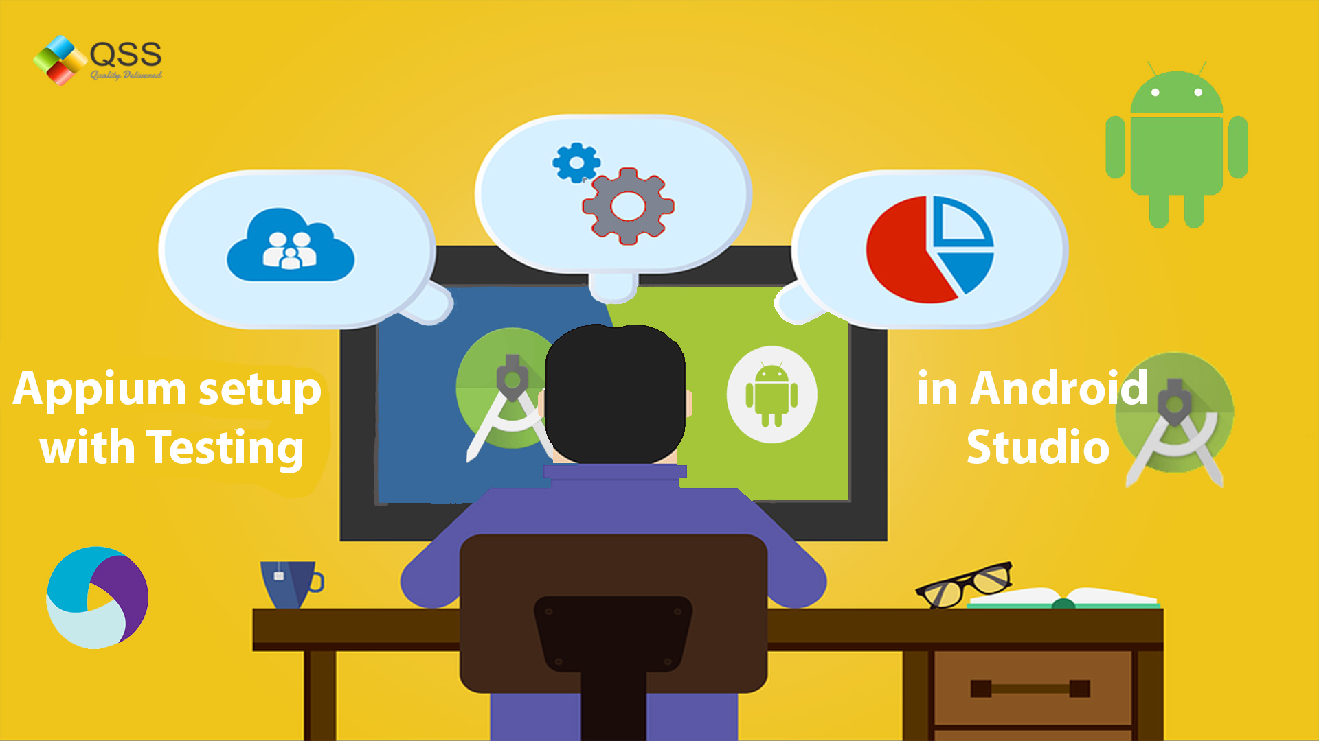 How to do Appium setup with Testing in Android Studio?