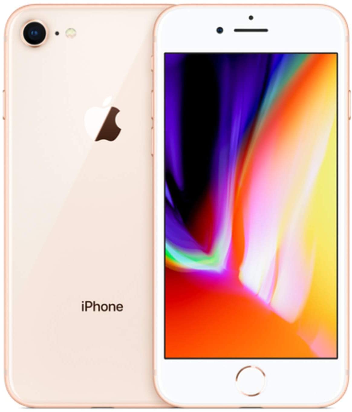 iPhone 8, 64GB, Gold color - Fully Unlocked (Renewed)
